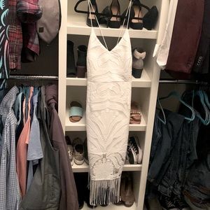 White midi dress from Australian boutique
